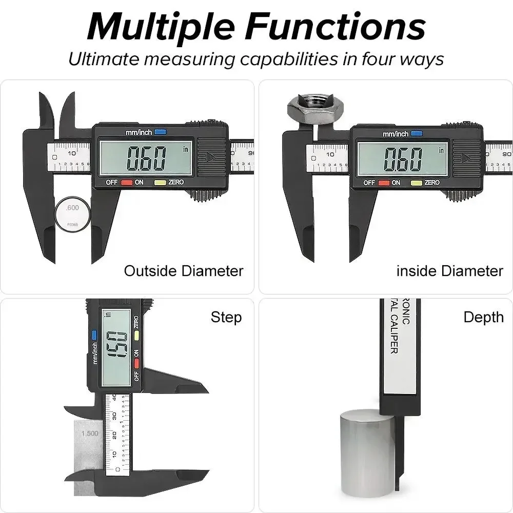 Digital Caliper | 0-150mm Measurement | Precision Inspection Tool - Thumbnail 4