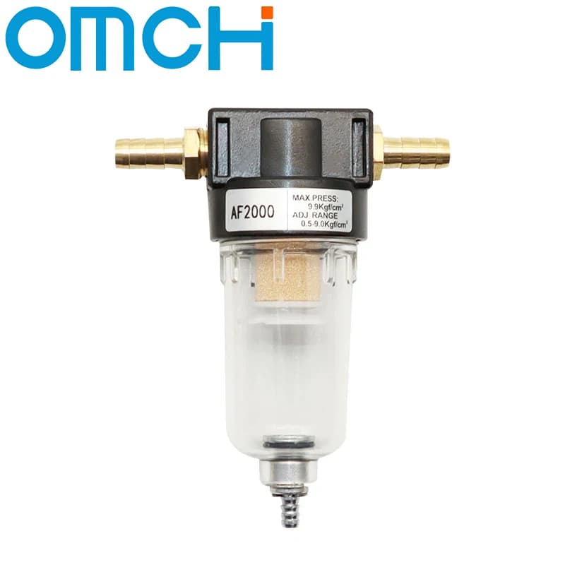 Air Compressor Filter | AF2000 Copper Oil-Water Separator | Pneumatic System Protection - Thumbnail 2
