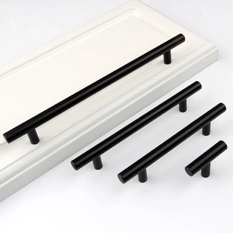 T-Bar Cabinet Pulls | 10mm Diameter Stainless Steel Handles | Straight Kitchen & Furniture Hardware - Thumbnail 3
