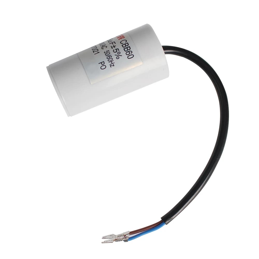 Professional-Grade CBB60 Motor Run Capacitor | 450VAC | 3-20µF | For Washing Machine & Appliance Repair - Thumbnail 3