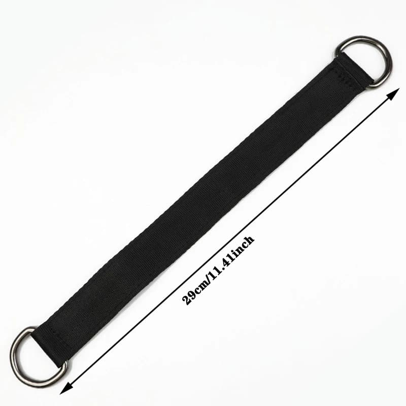 Suspension Training Belt | Heavy-Duty Hook & Ring System for Pull-Ups & Sandbag Workouts - Thumbnail 3