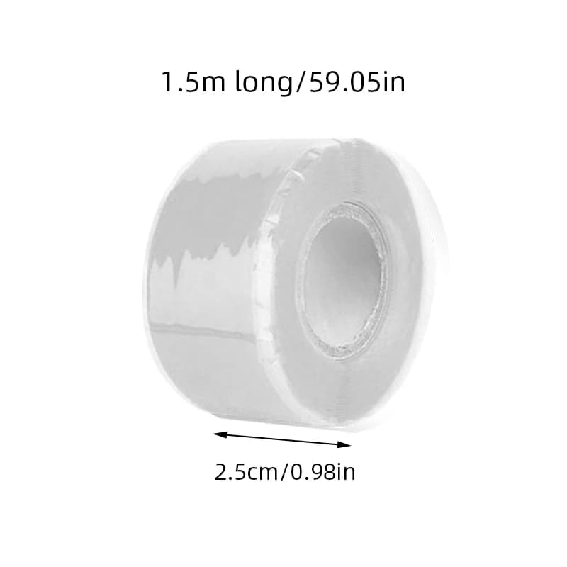 Waterproof Tape Silicone Rubber Self Adhesive Insulating Tape Multi Purpose Emergency Wire Hose Strong Repairing Tape - Thumbnail 4