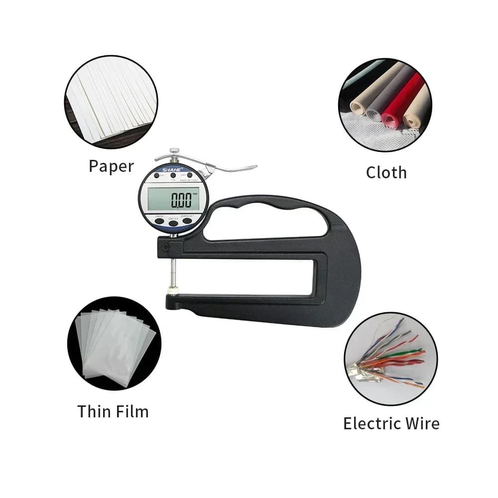 Digital Thickness Gauge | 0-10/25mm Range | 0.01mm High-Accuracy Measurement Tool - Thumbnail 5