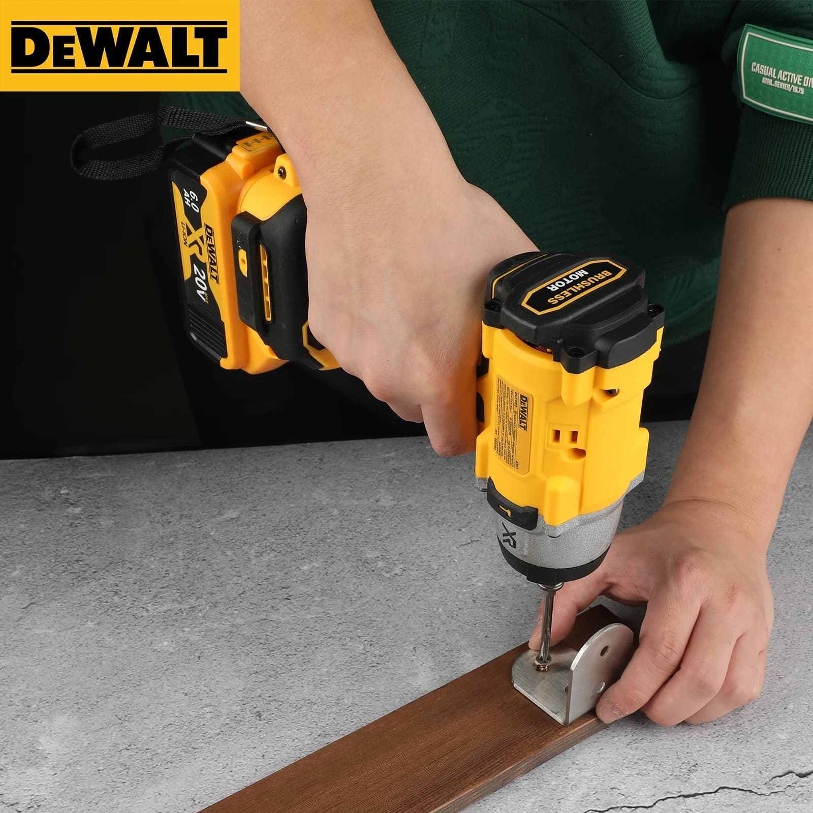 DeWalt DCF922 ATOMIC 20V MAX Cordless Impact Wrench | 1/2 Detent Pin Anvil | High-Torque Professional Tool - Thumbnail 3