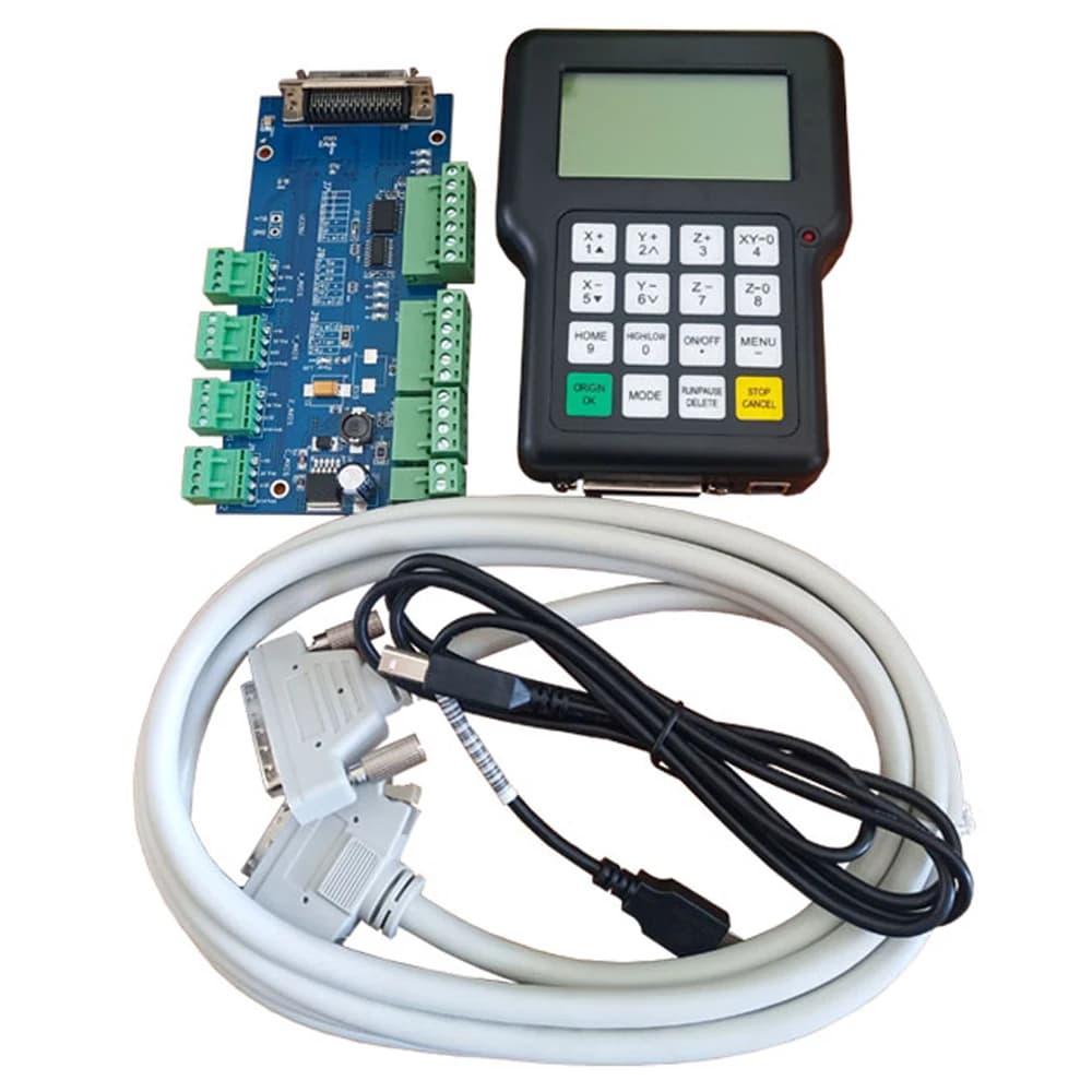 3-Axis CNC Router Controller | DSP0501 System with Remote Handle for Precision Engraving - Thumbnail 3