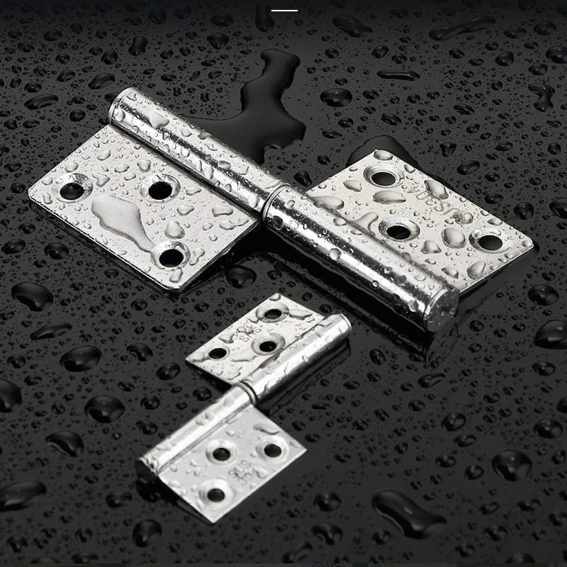 Door Hinges | 20pcs 2 Inch Flag Shape | Removable Aluminum & Bathroom Hardware - Thumbnail 4