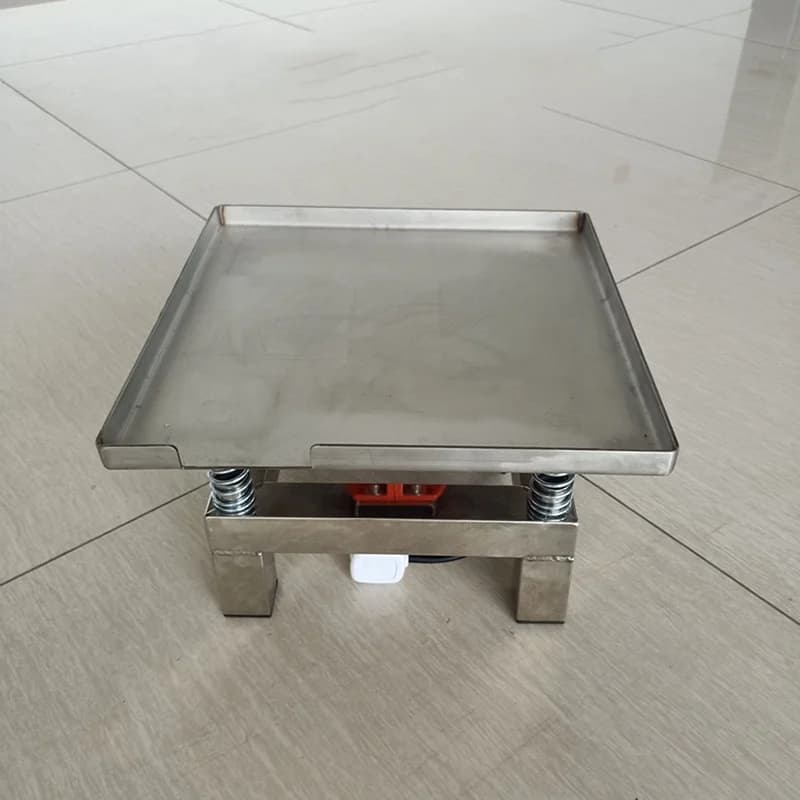 Concrete Vibration Table | 35x35cm Stainless Steel Platform | 3000 RPM Precision Testing - Thumbnail 2