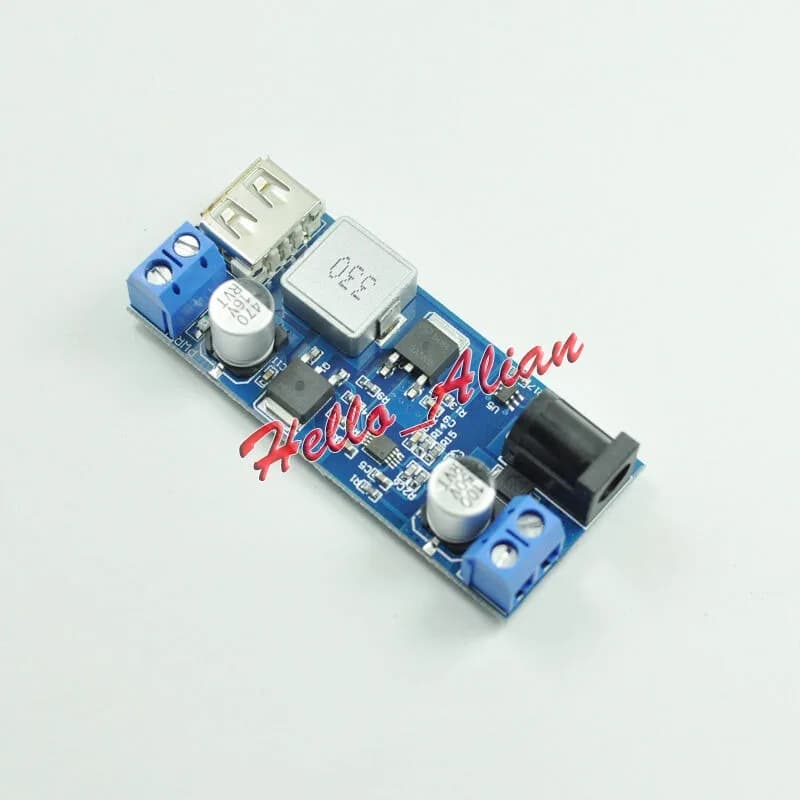 5A DC-DC Buck Converter | 9V-36V to 5V Step-Down Module | High-Efficiency Power Supply for USB Charging - Thumbnail 4