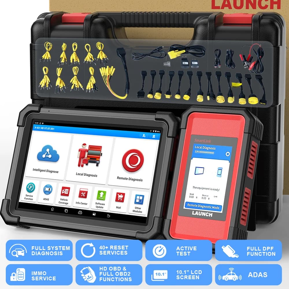 Heavy-Duty Truck Diagnostic Scanner | EGR & DPF Testing | ECU Coding Tool - Thumbnail 3