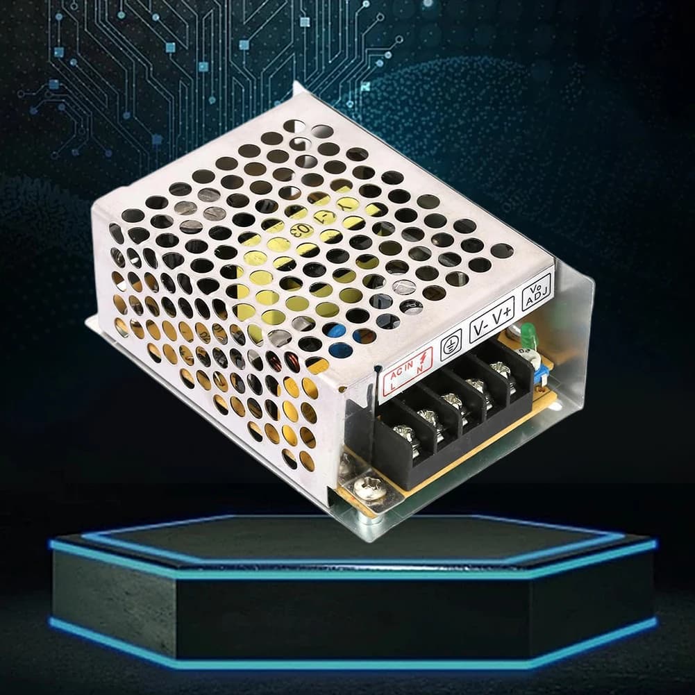 12V 5A Switching Power Supply 60W Switch Power Supply 220 AC To 12V DC - Thumbnail 4