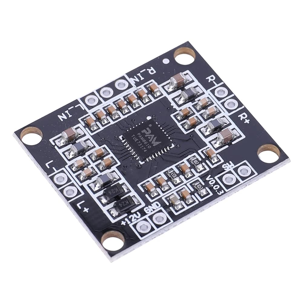 Class D Stereo Amplifier Board | 15W Dual Channel | Compact DC 7-15V Audio Module - Thumbnail 2