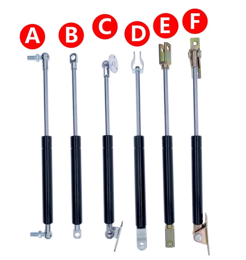 Gas Spring Lift Support | 50-500N Force | 300mm Center, 110mm Stroke | Heavy-Duty Folding Hinge - Thumbnail 6