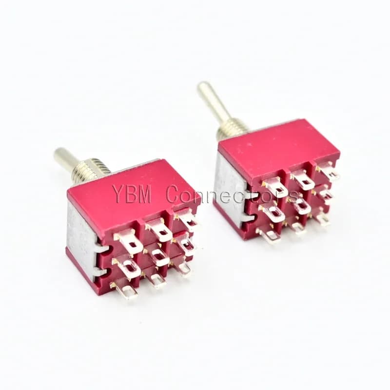 Mini Toggle Switch | SPDT/DPDT Latching | MTS Series | 5A 125VAC - Thumbnail 5