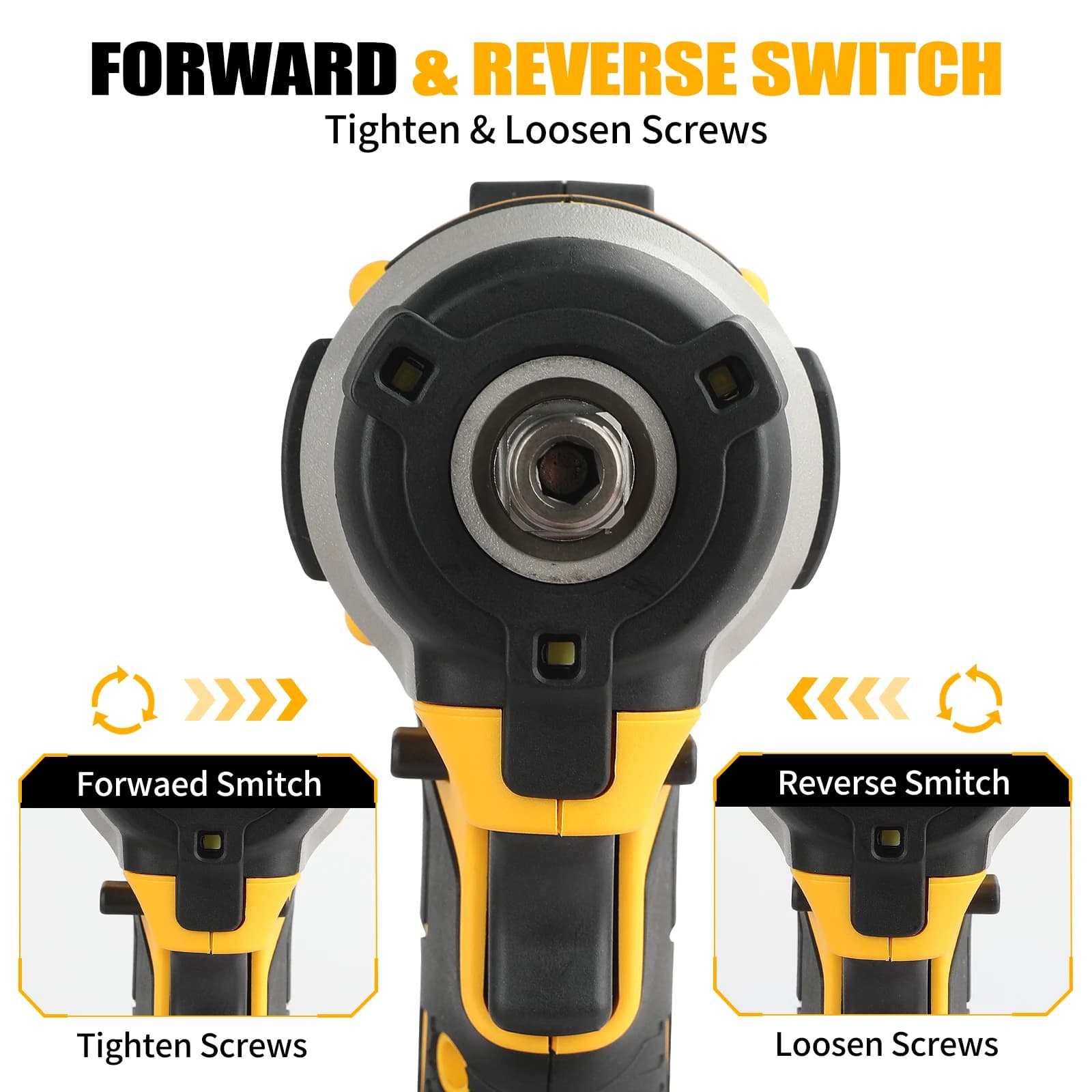 DeWalt DCF850 20V Cordless Impact Wrench | High-Torque Professional Power Tool | Lithium-Ion Battery - Thumbnail 4