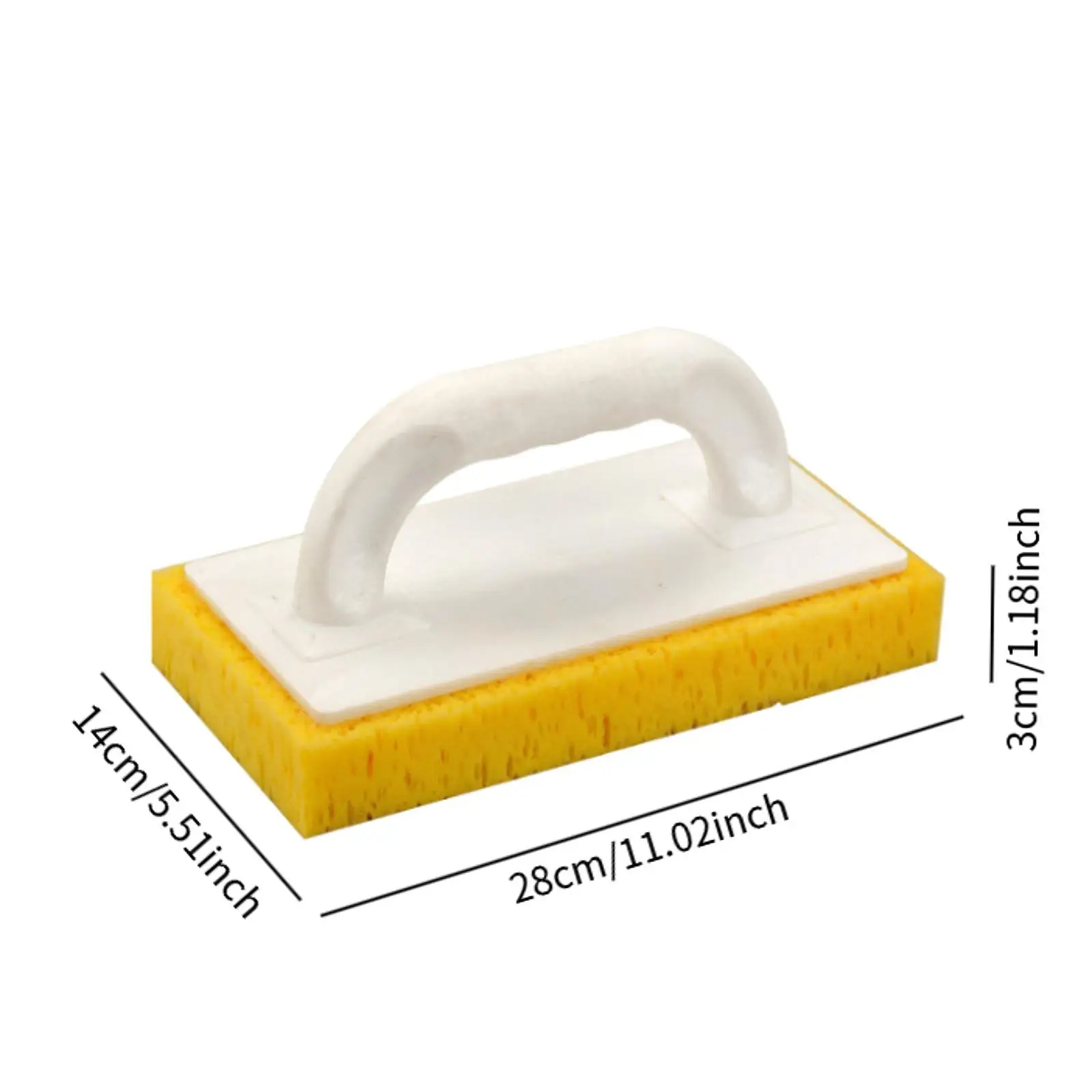Grout Float & Plastering Sponge | Ergonomic Handle for Tile & Drywall | Multi-Surface Finishing Tool - Thumbnail 6