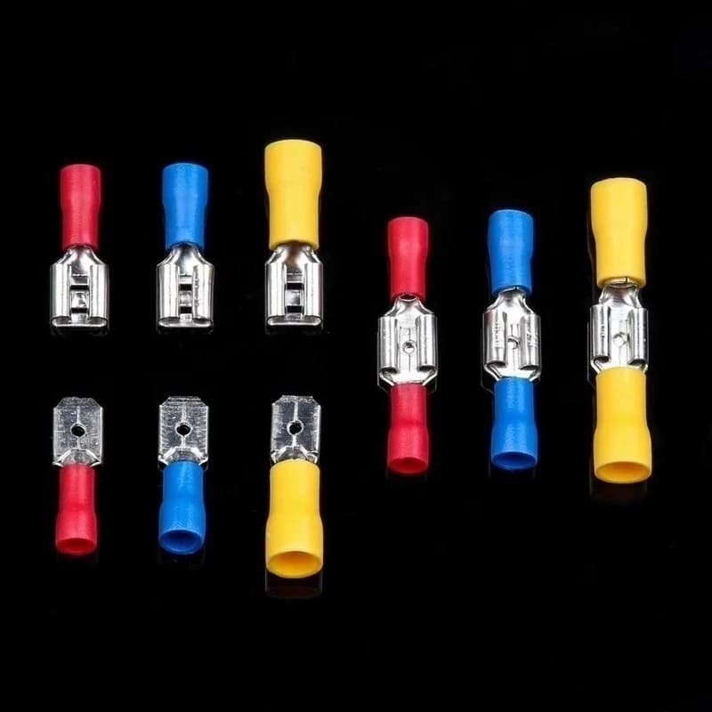 Electrical Terminal Kit | 280-Piece Insulated Crimp Connector Set | Spade, Ring & Fork Assortment - Thumbnail 3