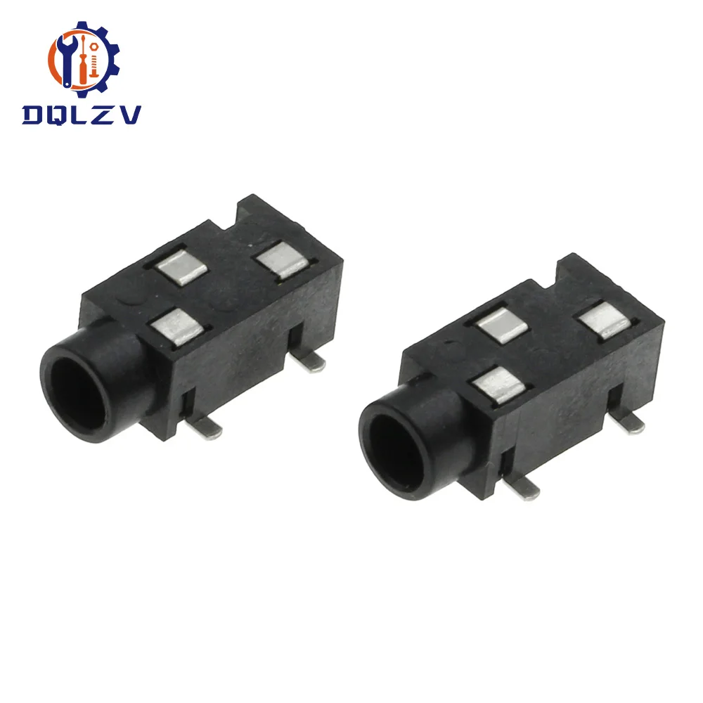 PJ-320B 3.5mm Stereo Audio Jack | SMD Female Connector | Premium Headphone Port Replacement - Thumbnail 3
