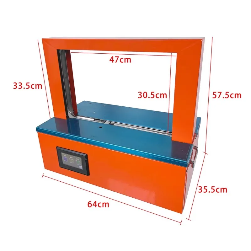 Carton Strapping Machine | Semi-Automatic Electric Tool for Secure Box Sealing - Thumbnail 2