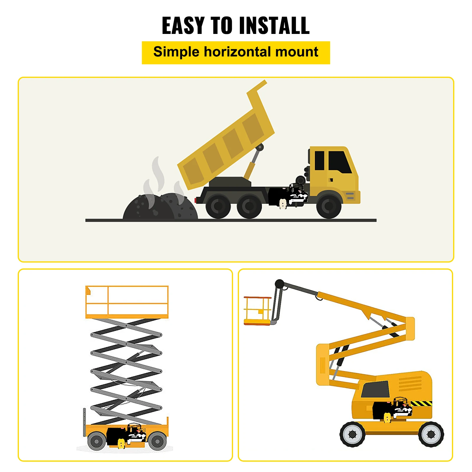 12V Hydraulic Power Unit | 4-Quart Steel Reservoir | Heavy-Duty Dump Trailer & Lift Pump - Thumbnail 5