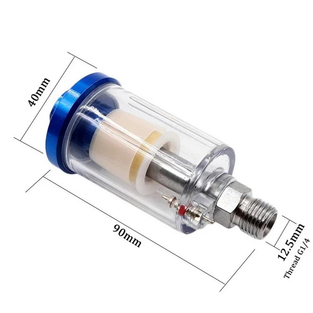 Oil-Water Separators Mini Water Air Filter Air Compressor Moisture Trap Air Filter Separator Regulator Gauge - Thumbnail 6
