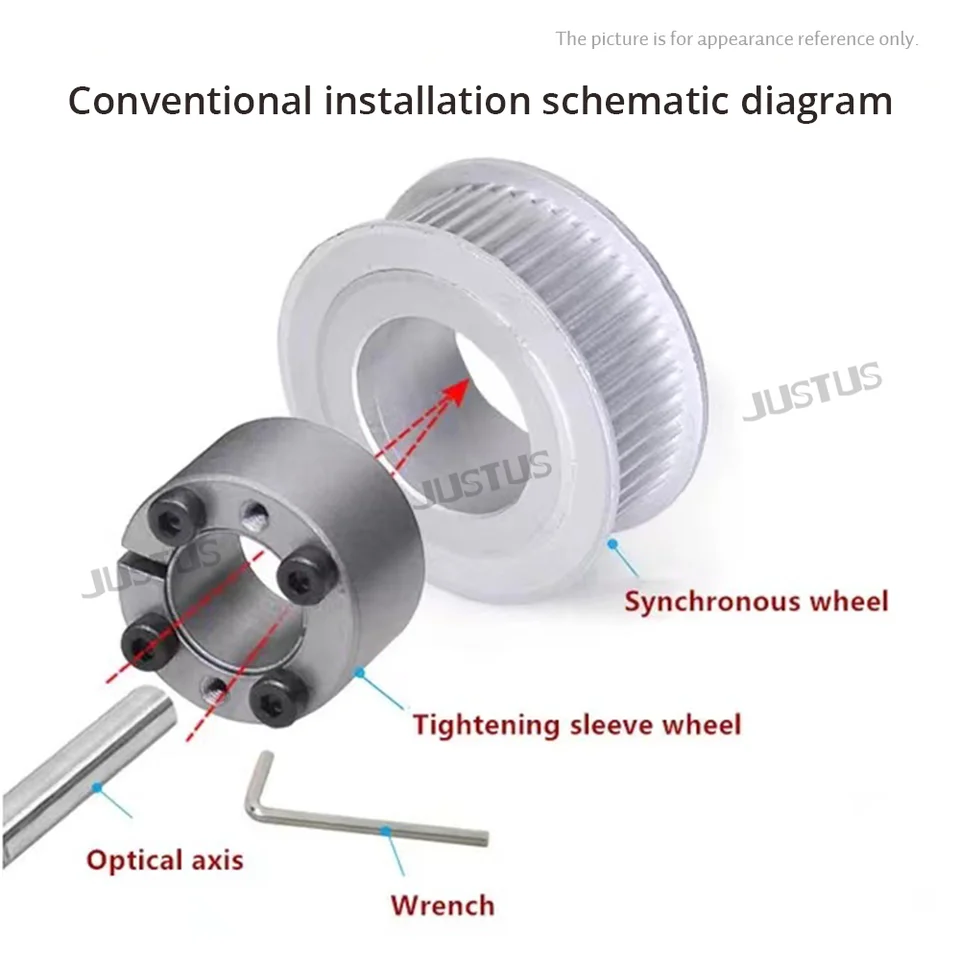 5M Keyless Taper Bushing Pulley | 18T-22T | For 15/20mm Belts - Thumbnail 6