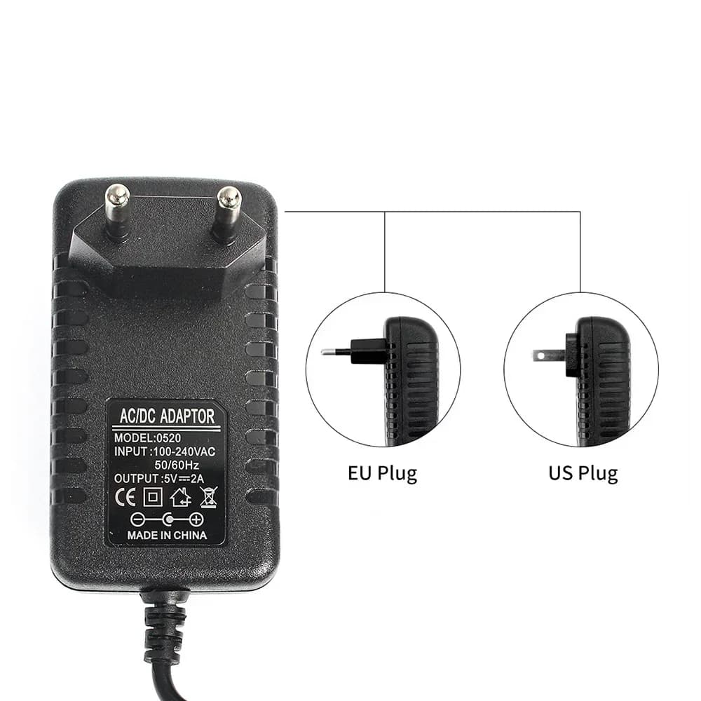 Power Adapter | Multi-Voltage AC/DC Converter for LED Strips & Electronics | 5V-24V 10A Max - Thumbnail 3