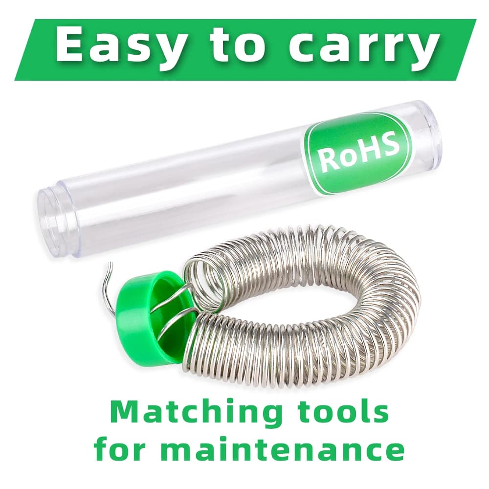 Rosin-Core Solder Wire | 0.8mm & 1.0mm Diameter | Lead-Free for Precision Electronics Repair - Thumbnail 4