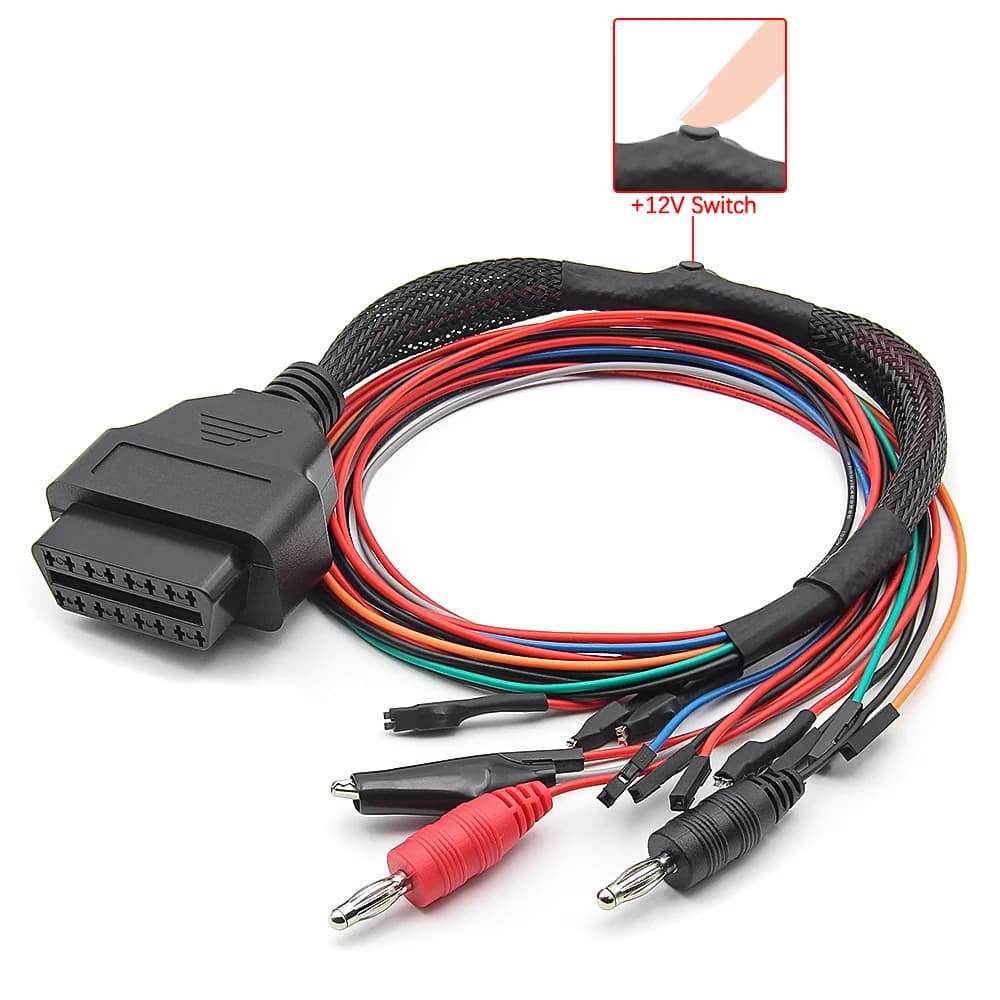 OBD2 Diagnostic Adapter | ECU Programming & Tricore Breakout Cable | 12V Switch - Thumbnail 4
