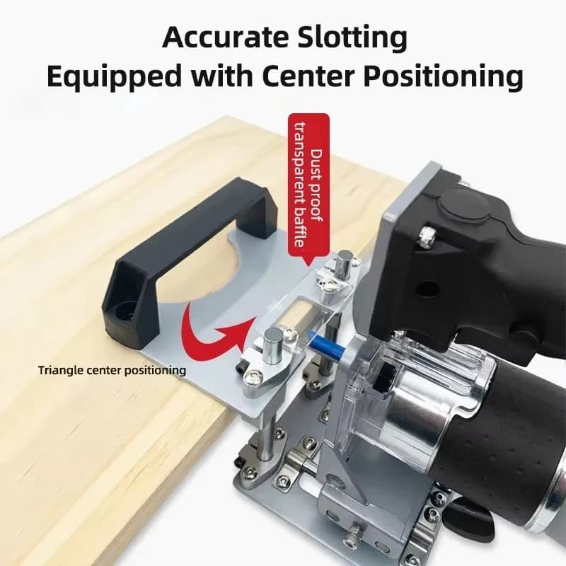 2-in-1 Woodworking Jig | Portable Milling & Grooving Machine | Precision Slot Locator & Punch Holder - Thumbnail 5