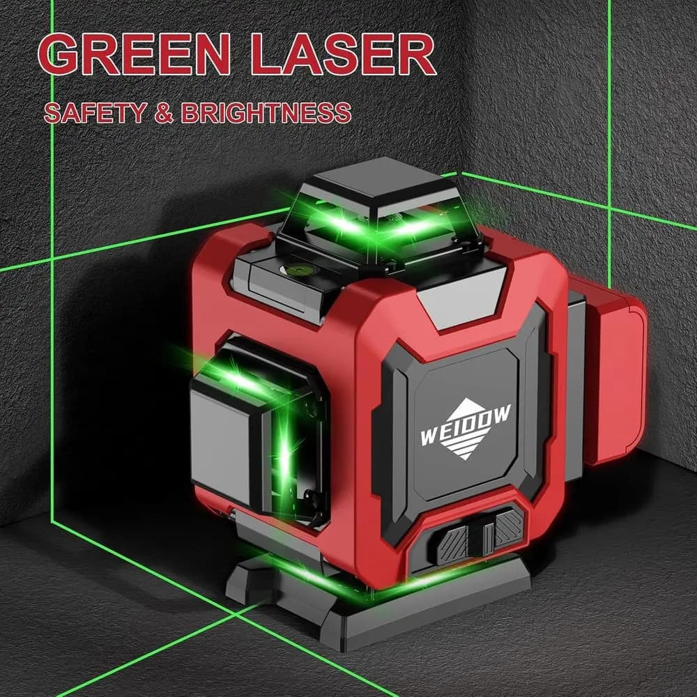 4D Laser Level | 360° Self-Leveling | Horizontal & Vertical Line Projection - Thumbnail 4
