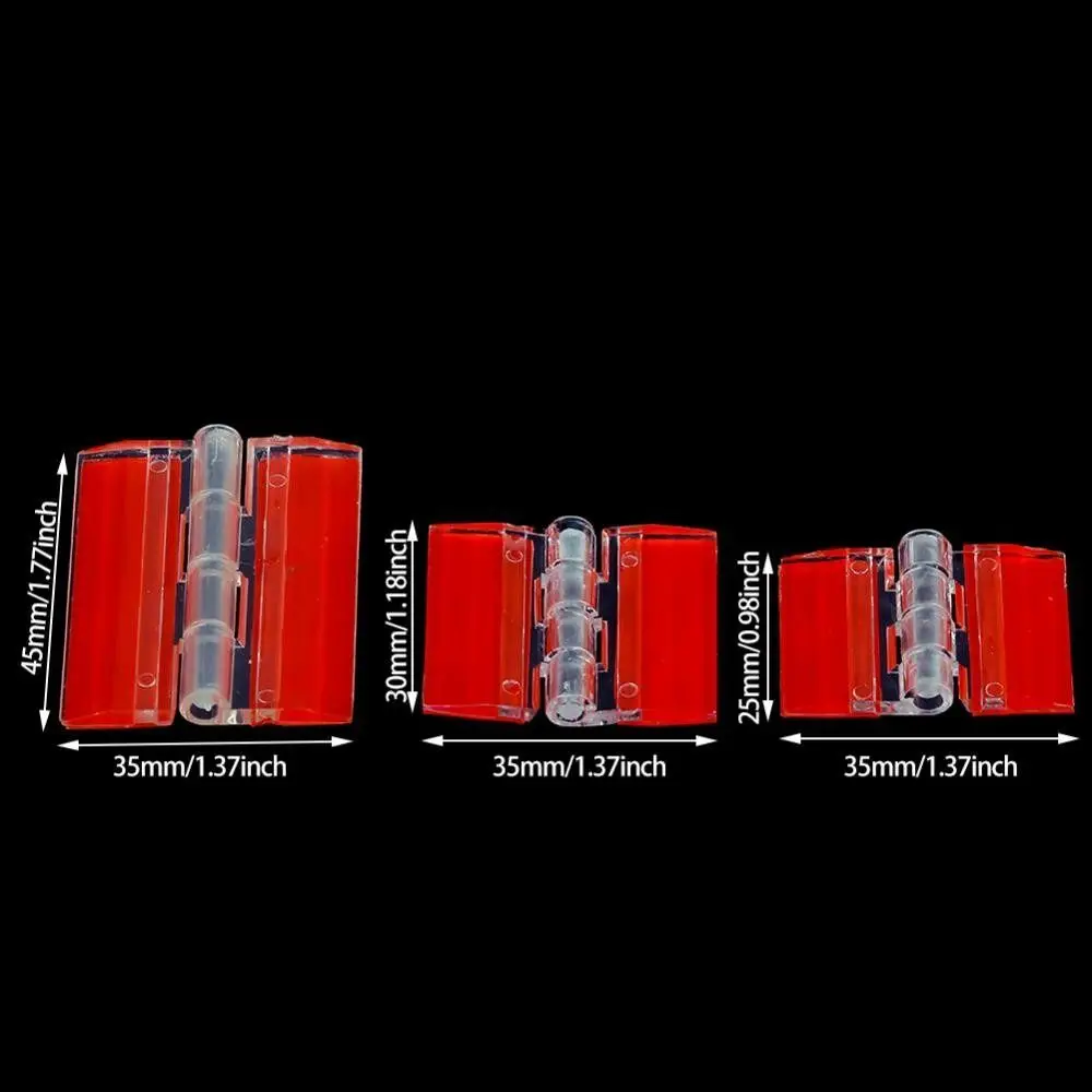 Self-Adhesive Acrylic Hinges | Transparent & No-Screw Installation | DIY Cabinet & Jewelry Box Door - Thumbnail 5