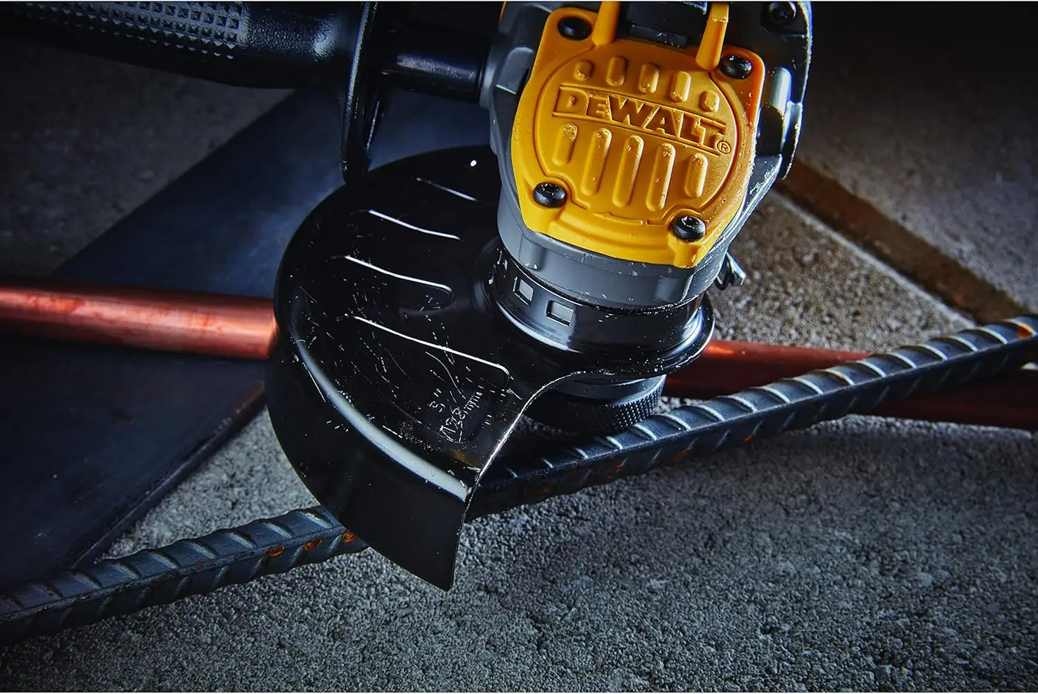 DeWalt DCG416B 20V MAX Cordless Angle Grinder | 4-1/2 to 5 Capacity | Paddle Switch Tool Only - Thumbnail 2