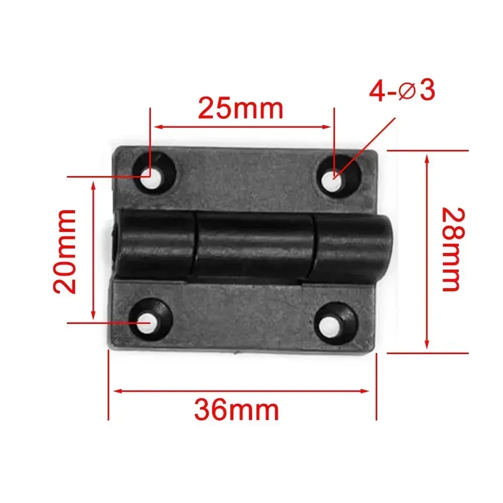Hinges | Adjustable Torque & Free Positioning | 10Pcs Flat Rotation Cabinet Hardware - Thumbnail 6