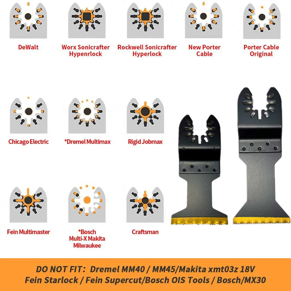Professional Oscillating Multi-Tool Blades | 3-Piece Carbide Tooth Set | Compatible with Bosch, DeWalt, Makita, Milwaukee - Thumbnail 6