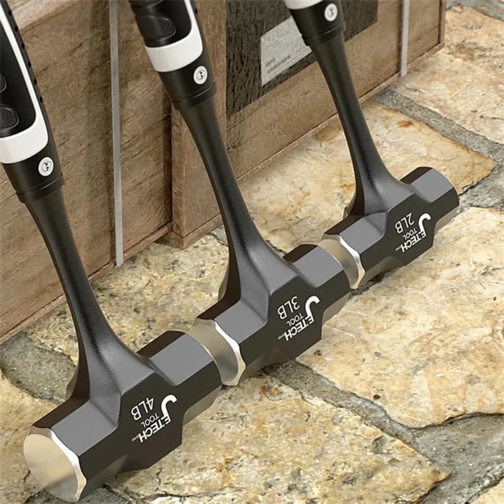 Duty Sledge Hammer | 2-3LB One-Piece Forged Steel | Brick Drilling & Construction - Thumbnail 5