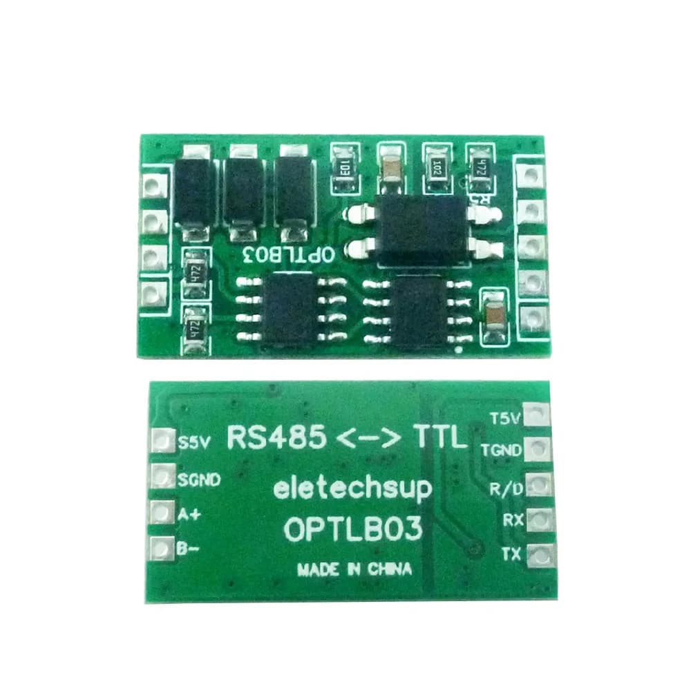 RS485 to TTL UART Converter | Industrial-Grade Isolation & Surge Protection for PLC & MCU - Thumbnail 3