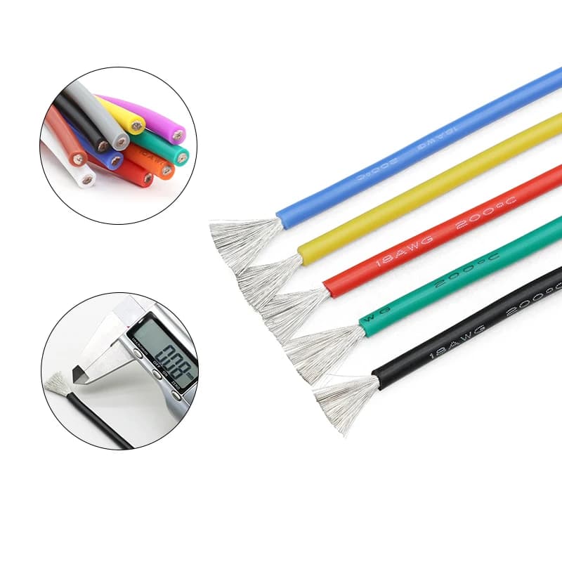 Flexible Silicone Wire | 10-30 AWG Copper Cable for LED Lighting & DIY Projects - Thumbnail 4