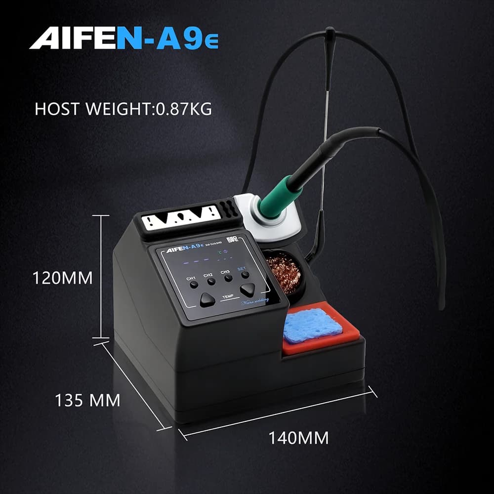 Soldering Station with Temperature Control | 210°C-245°C Range | Precision Iron & Handle - Thumbnail 2