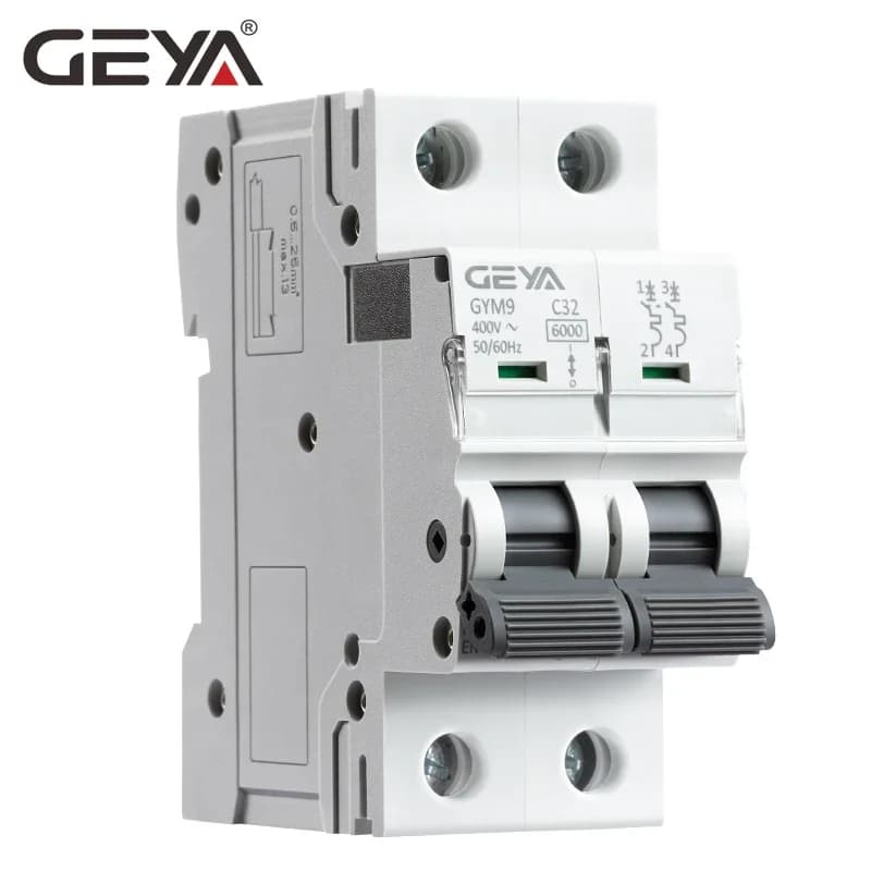 DIN Rail Mini Circuit Breaker | 6A-63A AC Type | 230V Electrical Protection - Thumbnail 6
