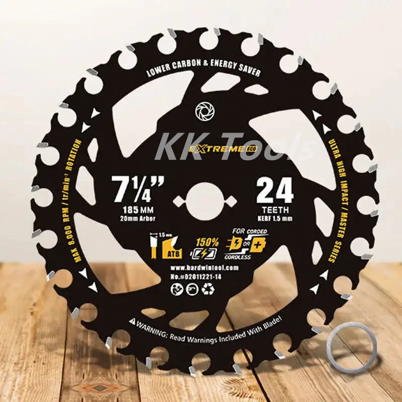 Circular Saw Blade Set | 4 to 7.25 Multi-Size | High-Efficiency Wood Cutting Discs - Thumbnail 3