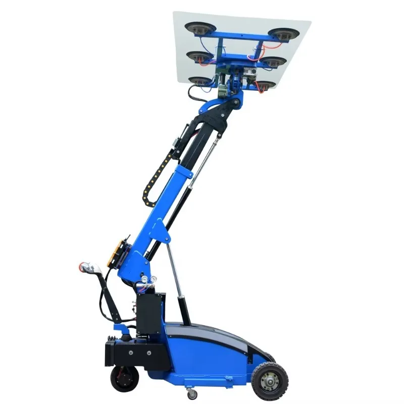 Glass Lifting Robot | 800kg Capacity Electric Suction Trolley | Glazing & Loading Equipment - Thumbnail 2