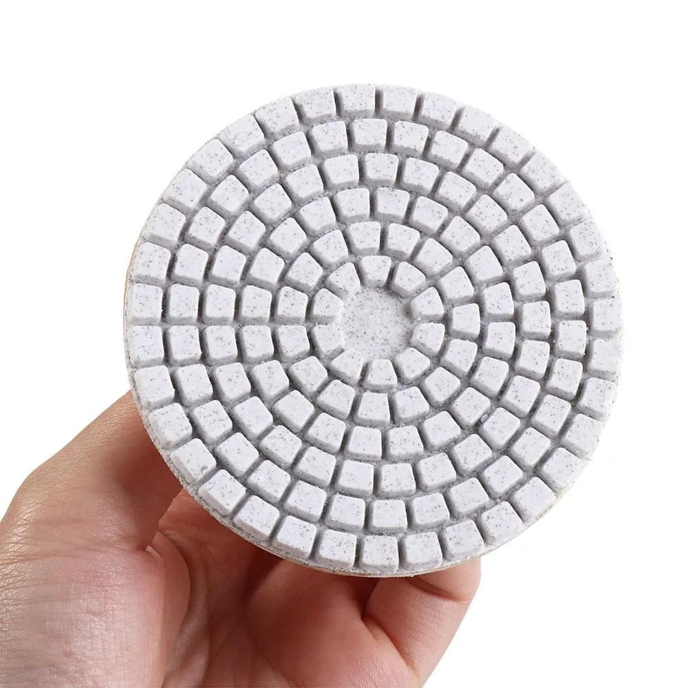 Stone & Tile Polishing Kit | All-in-One Grinding Disc for Marble, Quartz & Slab Edging - Thumbnail 3