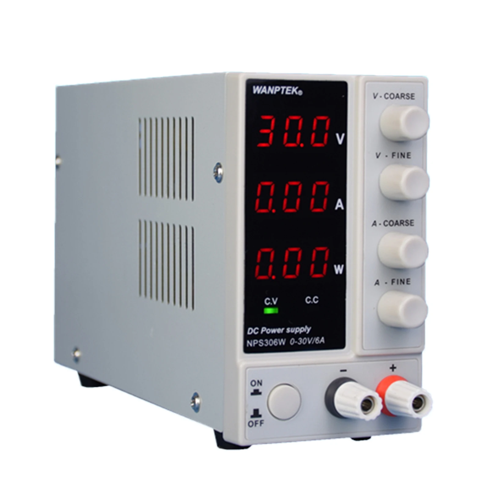 Linear DC Power Supply | 0-30V 0-6A Adjustable Bench Supply for Electronics Testing - Thumbnail 3