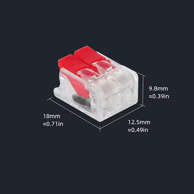 Quick-Connect Wire Terminals | 30-Piece Set | 2-Port Universal Electrical Connectors - Thumbnail 3
