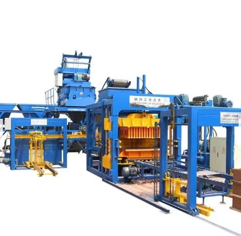 Automatic Brick Making Machine | Solid Concrete Block Production | Industrial-Grade Construction Equipment - Thumbnail 4