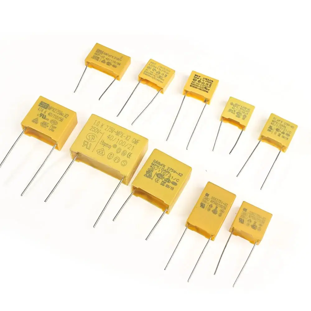 X2 Capacitor Assortment Kit | 275VAC Polyester Film | 0.047µF to 1µF Values | 50-Piece Pack - Thumbnail 3