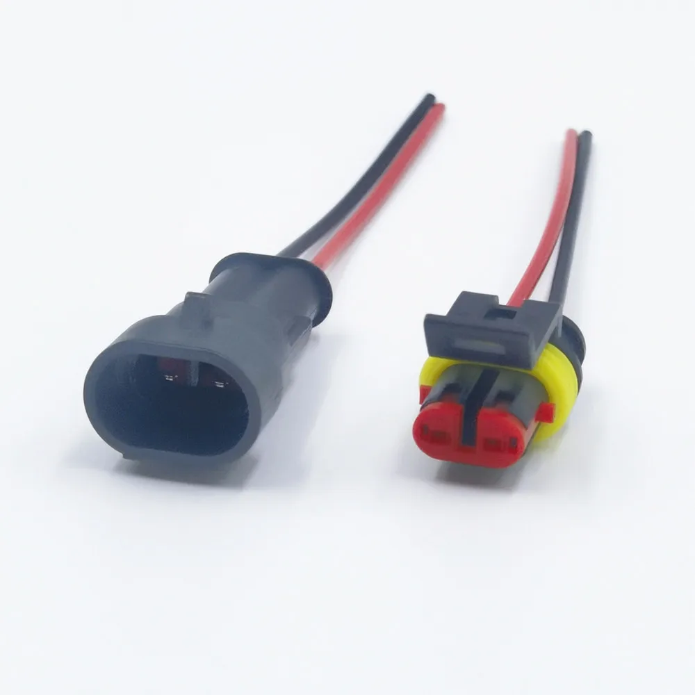 Waterproof Electrical Connectors | 1-4 Pin Quick Disconnect | 10-Piece Set with Wire - Thumbnail 3