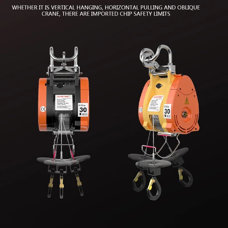 Electric Hoist | 300kg Lifting Capacity | Portable & High-Efficiency Winch - Thumbnail 3