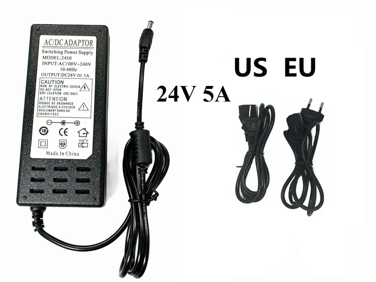 24V AC/DC Power Adapter | 1A-6A Selectable Output | Premium LED Driver & Device Power Supply - Thumbnail 2