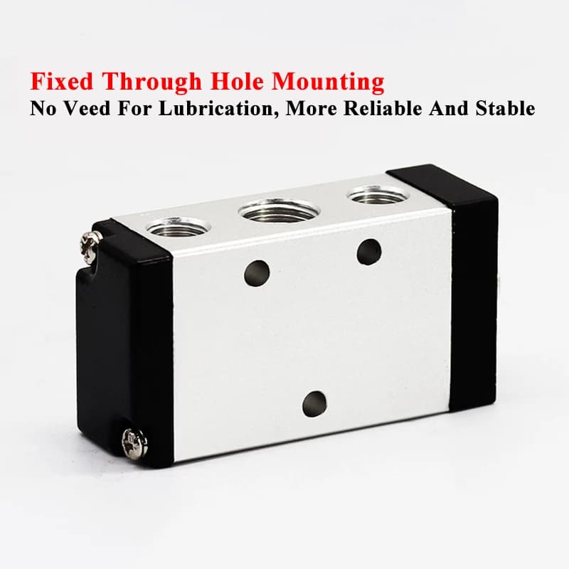Pneumatic Manual Switch Valve | M5B210-08 & M5PF110-06 Models | Precision Control - Thumbnail 5